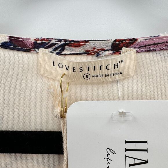 Lovestitch Floral Maxi Dress - Cream and Purple - Picture 5 of 7